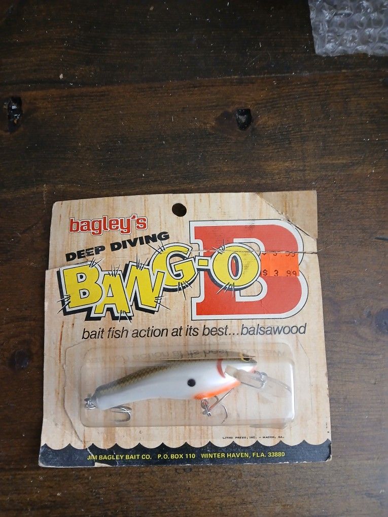 Bagley Bang O Shallow Running Tennessee shad New In Blister Pack
