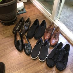 Men’s Shoes-size 101/2” To11”/ $5 To $10 Each/ Some Like New Condition 