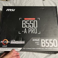 New Never Open B 550 - A Pro