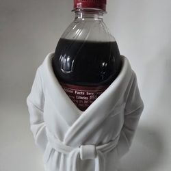 Bathrobe can hold her