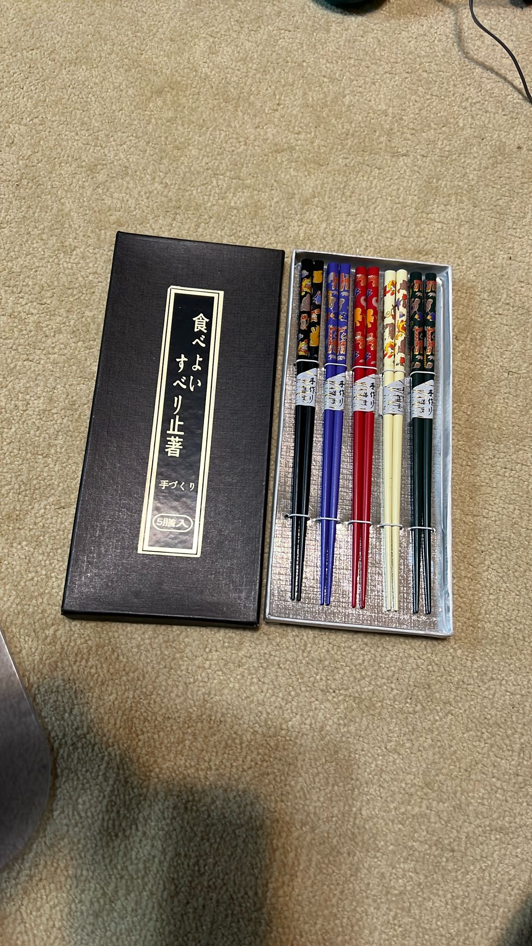Japanese skinny Chopsticks Gift set