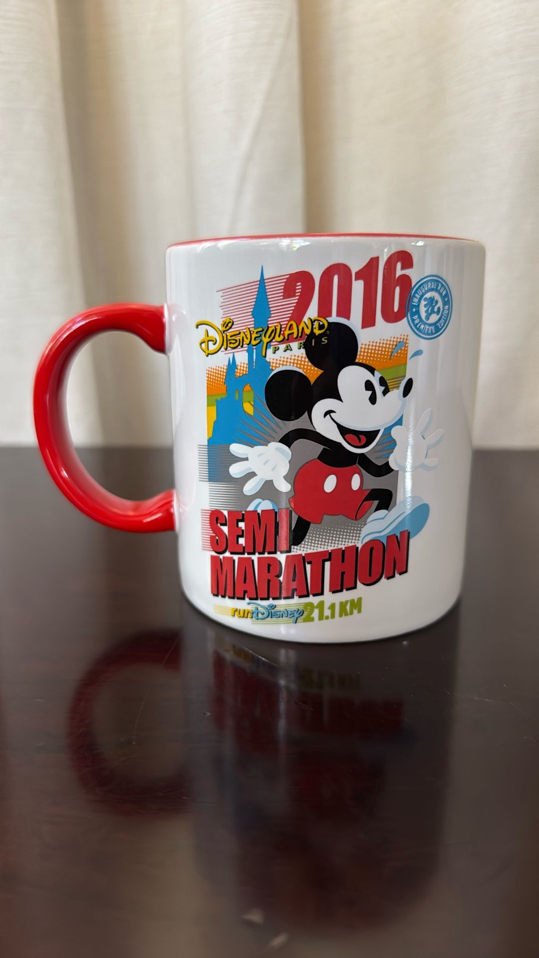 Disney Paris Inaugural Half Marathon Mug