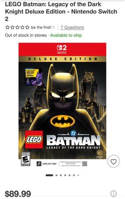 LEGO Batman: Legacy of The Dark Knight Deluxe Edition