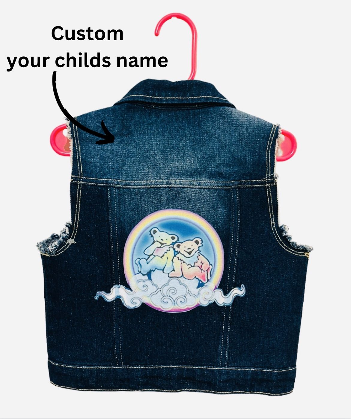 Custom Child’s Grateful Dead Denim Vest