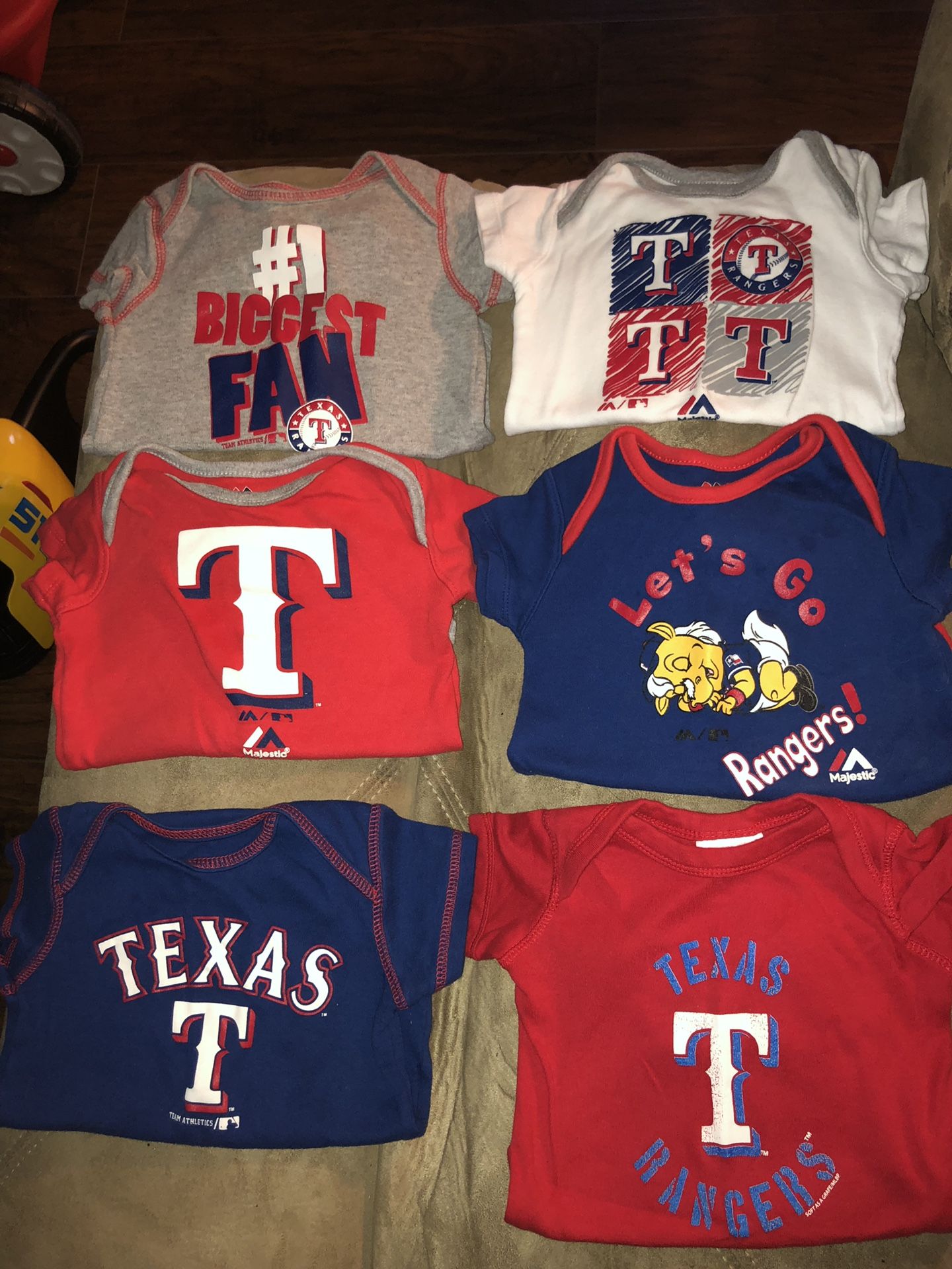 Texas Rangers onesie