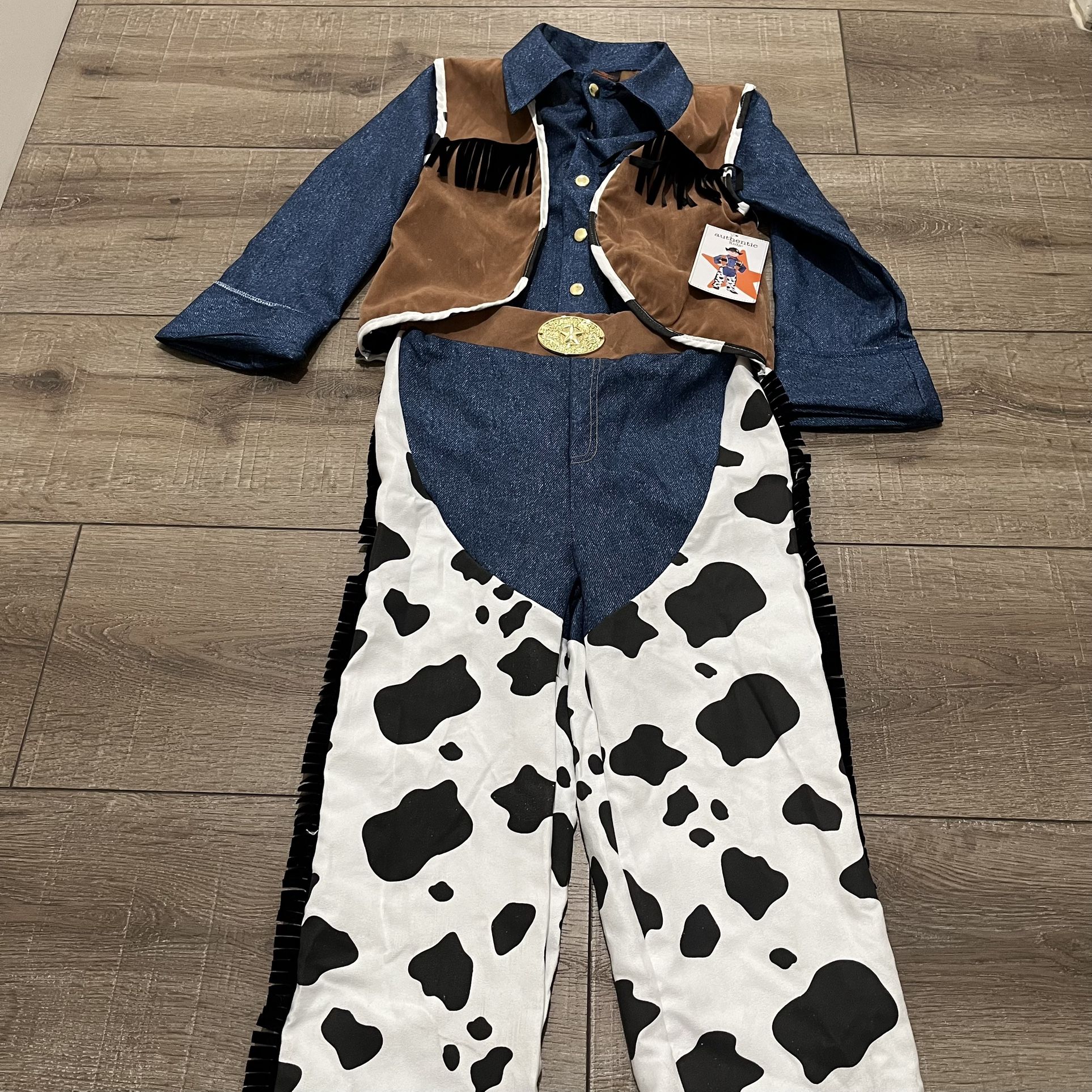NEW Cowboy Cowgirl Halloween Costume Kids Size Medium 7/8 Authentic Kids Brand