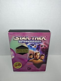 Interplay Vintage 1993 Star Trek Big Box PC Gaming 25th Anniversary Video Game