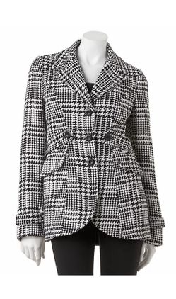 Candies Small New With Tags Houndstooth Peacoat NWT