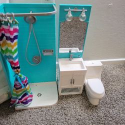 American girl doll bathroom