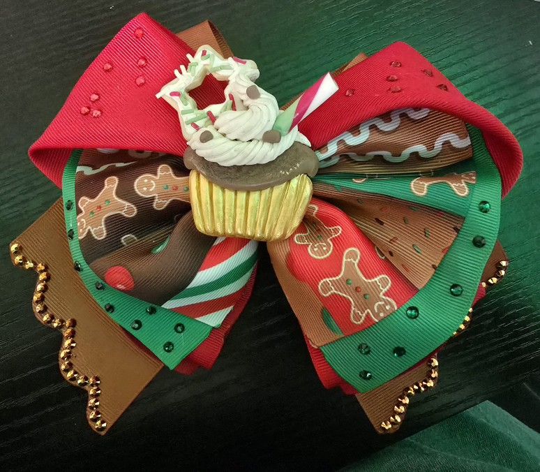 Miños De Navidad Para Niñas/hair Bows