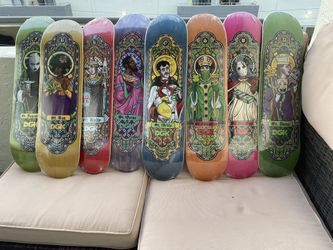 8 Limited Edition Collection Art Complete Dgk Skateboard Disciples