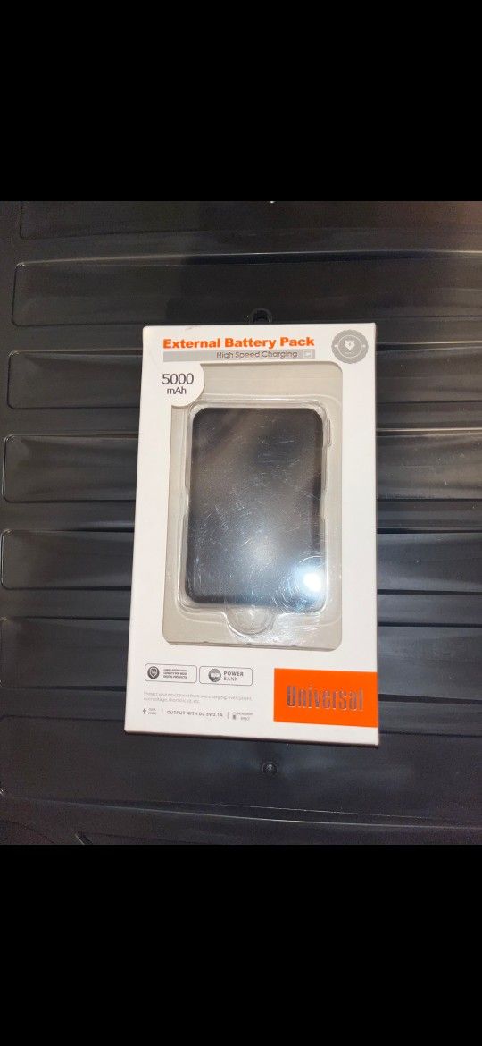 5000mAh Portable External Battery Pack β Brand New
