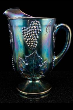 Vintage Carnival Glass Pitcher