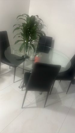 Table and chairs