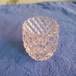 Glass Diamond Pattern Votive