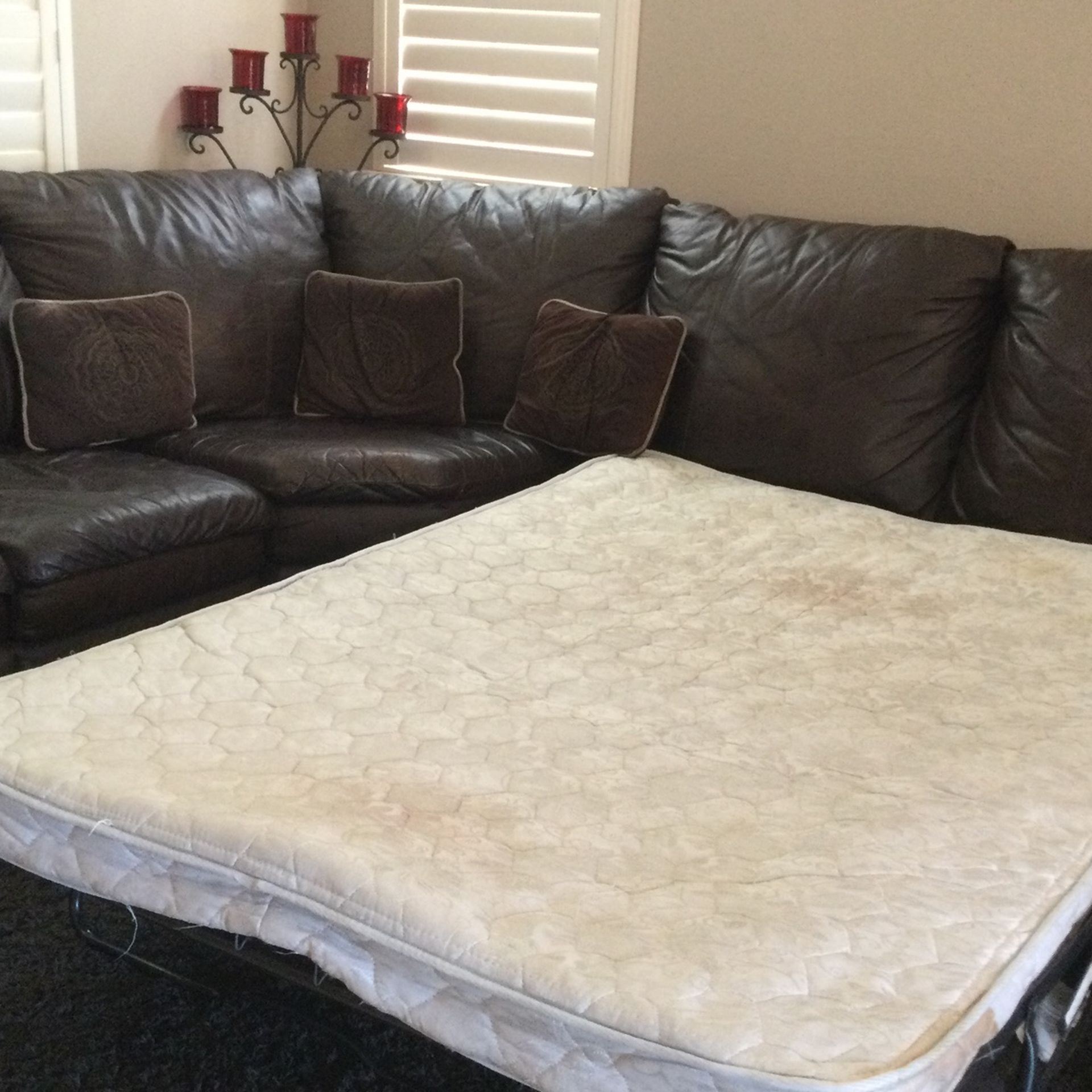 Sectional Sleeper ,recliner Sofa