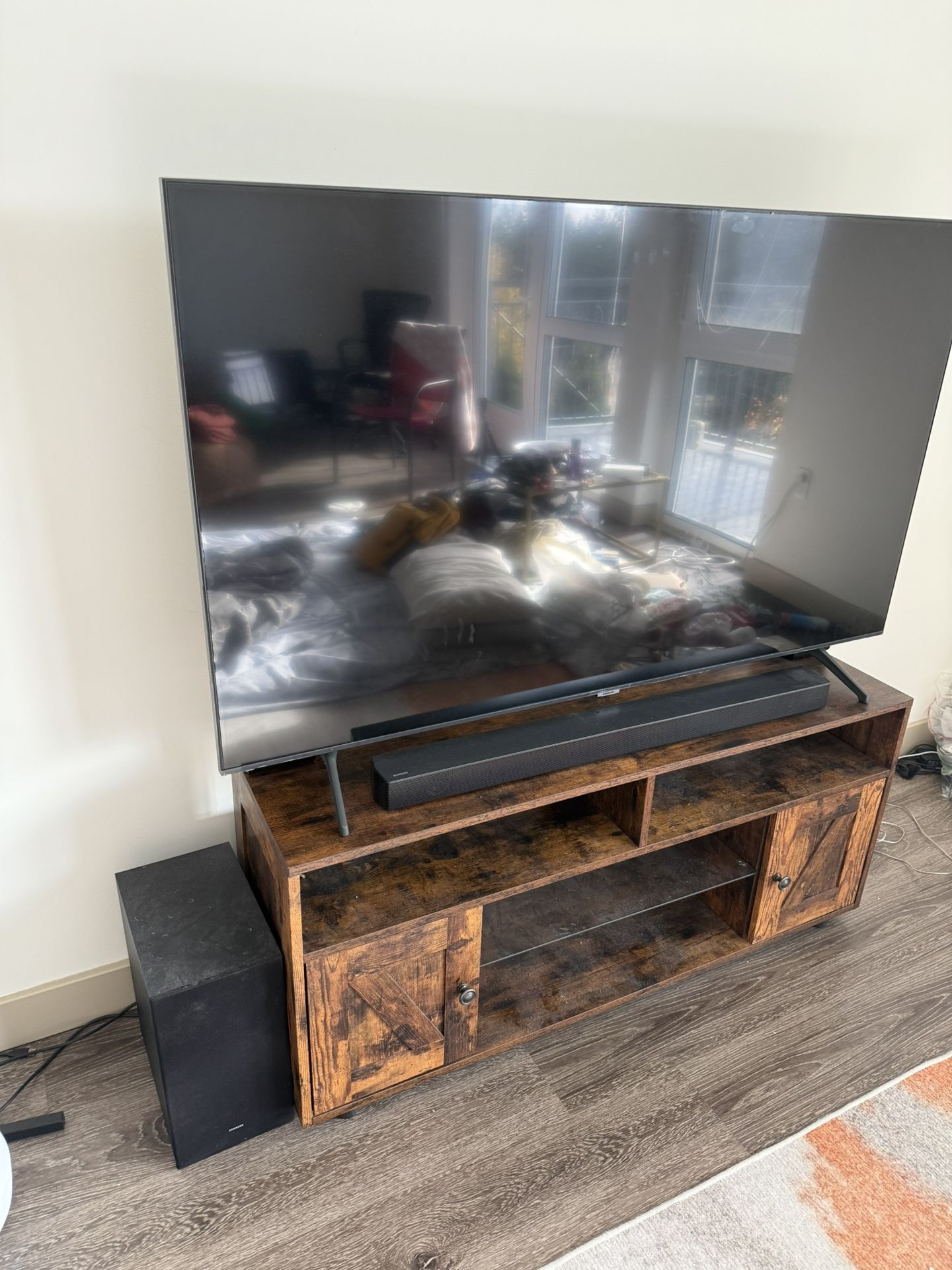 TV + Sound Bar + TV Console