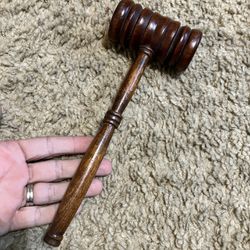 Wooden Judge Auction Wooden Hammer Gavel