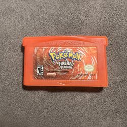 Pokémon Fire Red for the Gameboy Advanced