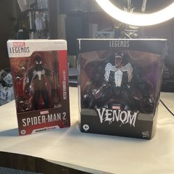 Marvel Legends Series ULTIMATE VENOM VS SPIDER-MAN 2 Black Suit Action Figure 🆕