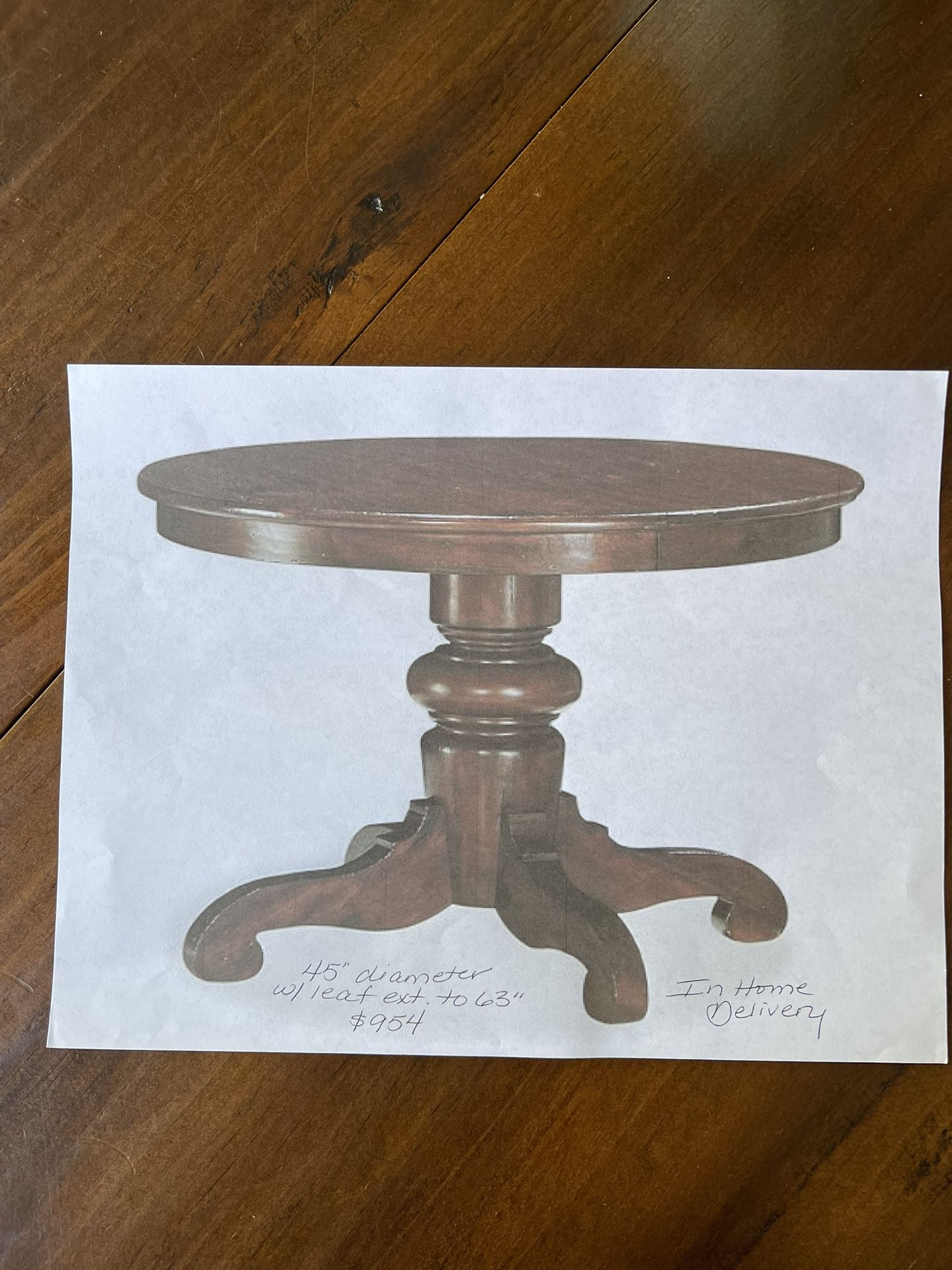 Pottery Barn Table With Insert And 6 Chairs