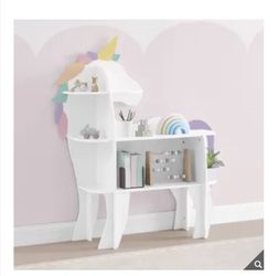 New In Box, Delta, Children’s Unicorn Bookcase 