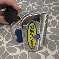 RARE chrome FURminator Deshedding Tool Dogs Cats