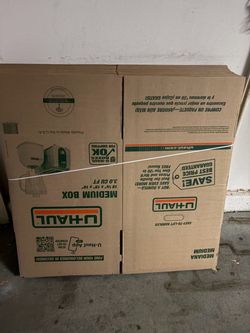 U-Haul Medium Moving Boxes bundle of 20