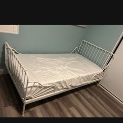 Twin Size Bed With Brand New Mattress $200
