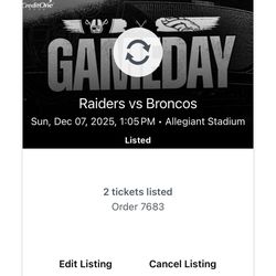Raider vs Broncos 
