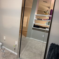 ✨ Full Body Floor Mirror – Modern Glam ✨