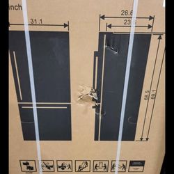 Hisense refrigerator from lowe's warehouse with a 2-year warranty