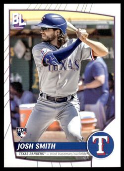 2023 Topps Big League Josh Smith RC #9 Texas Rangers A