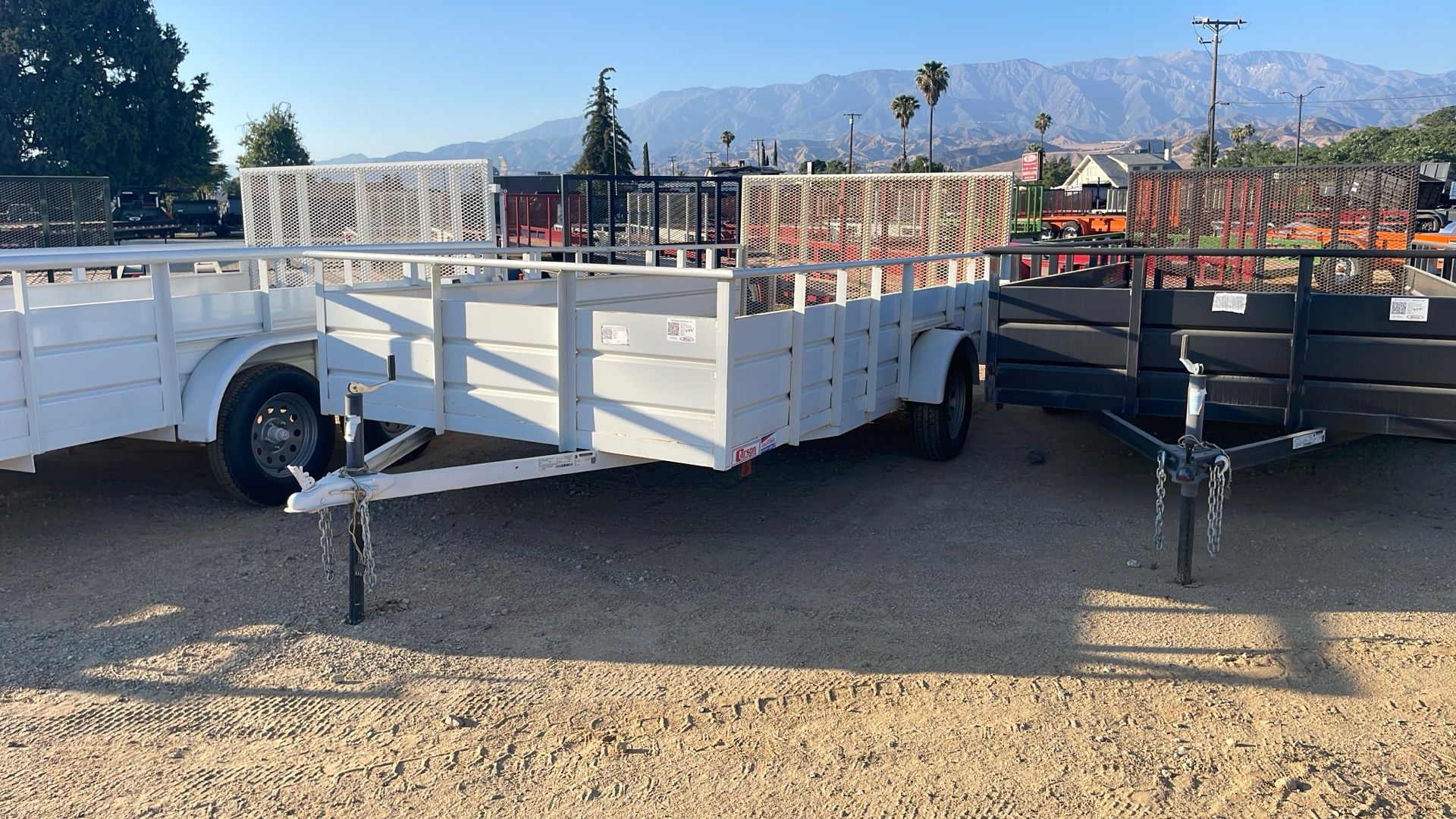 7x14 Single Axle Landscaping Trailer