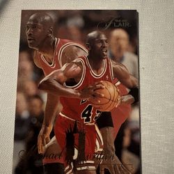 1994-95 Flair Michael Jordan basketball trading card