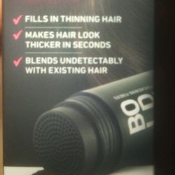 Hair filler for balding men