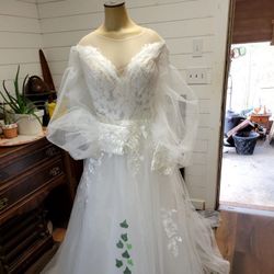 ❤️WEDDING GOWN,  DRESS SIZE 16W❤️