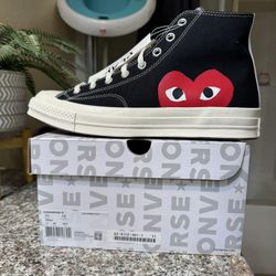 Converse Comme des Garcons Play Black
