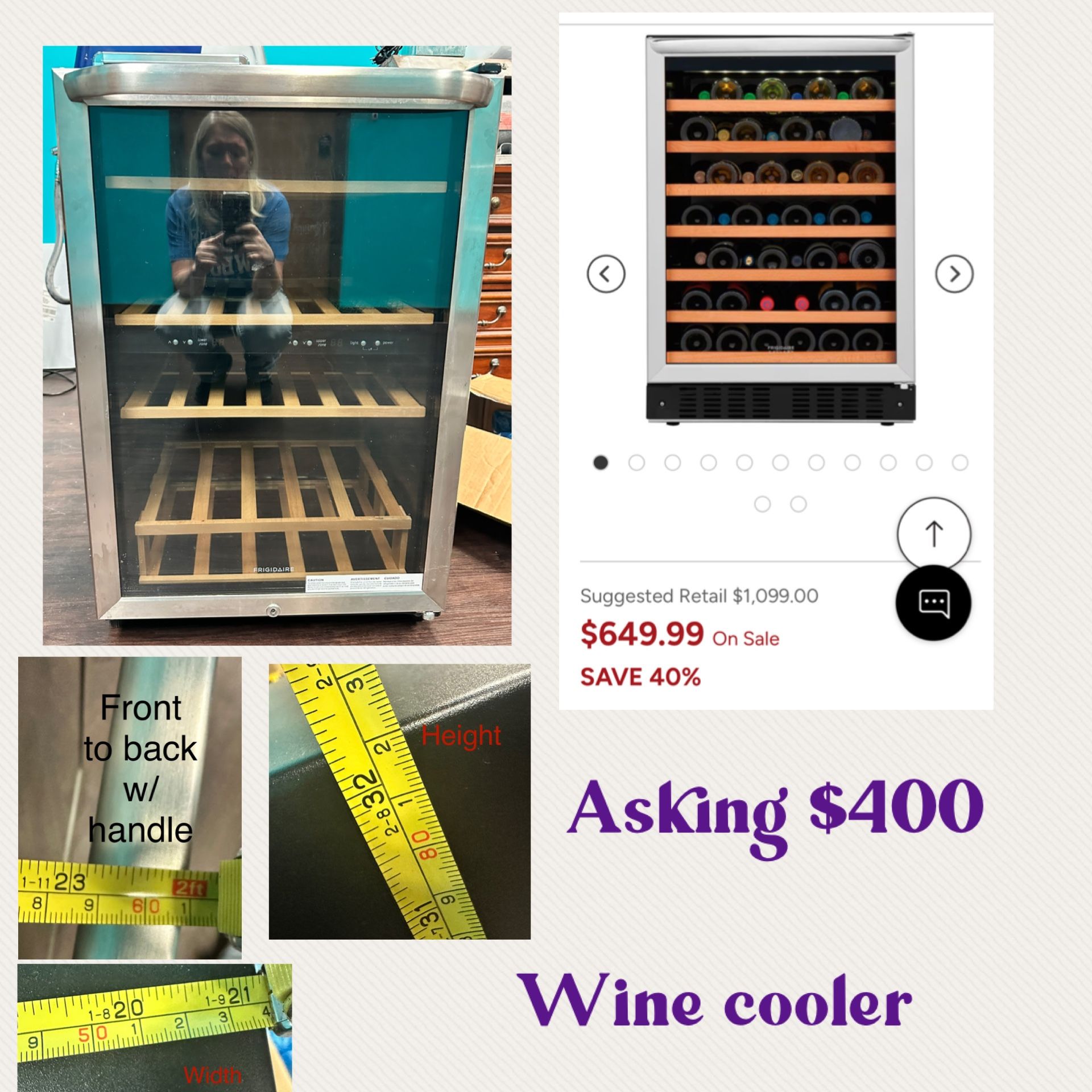Wine Cooler -mini Fridge