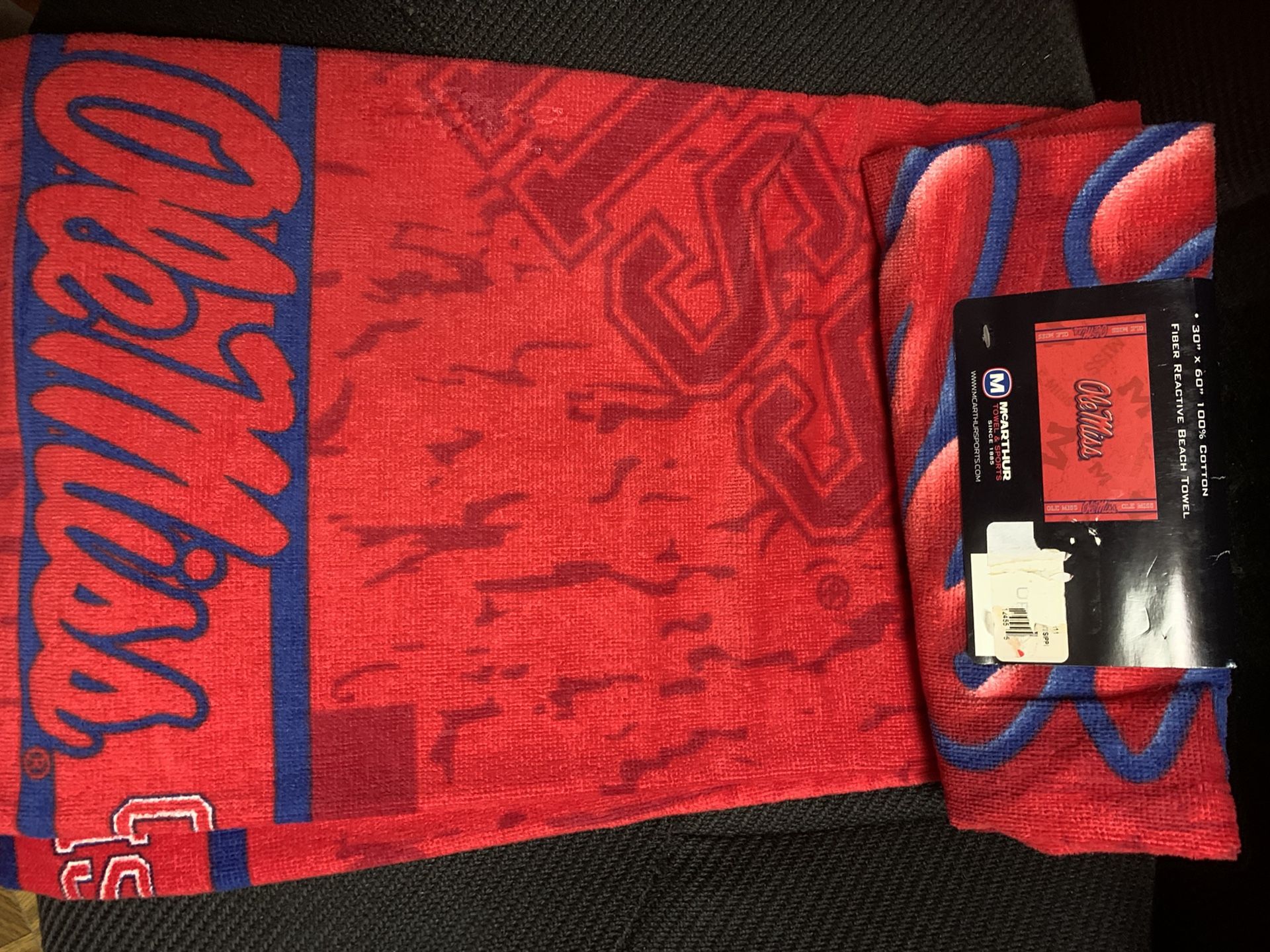 Ole Miss Beach Towel
