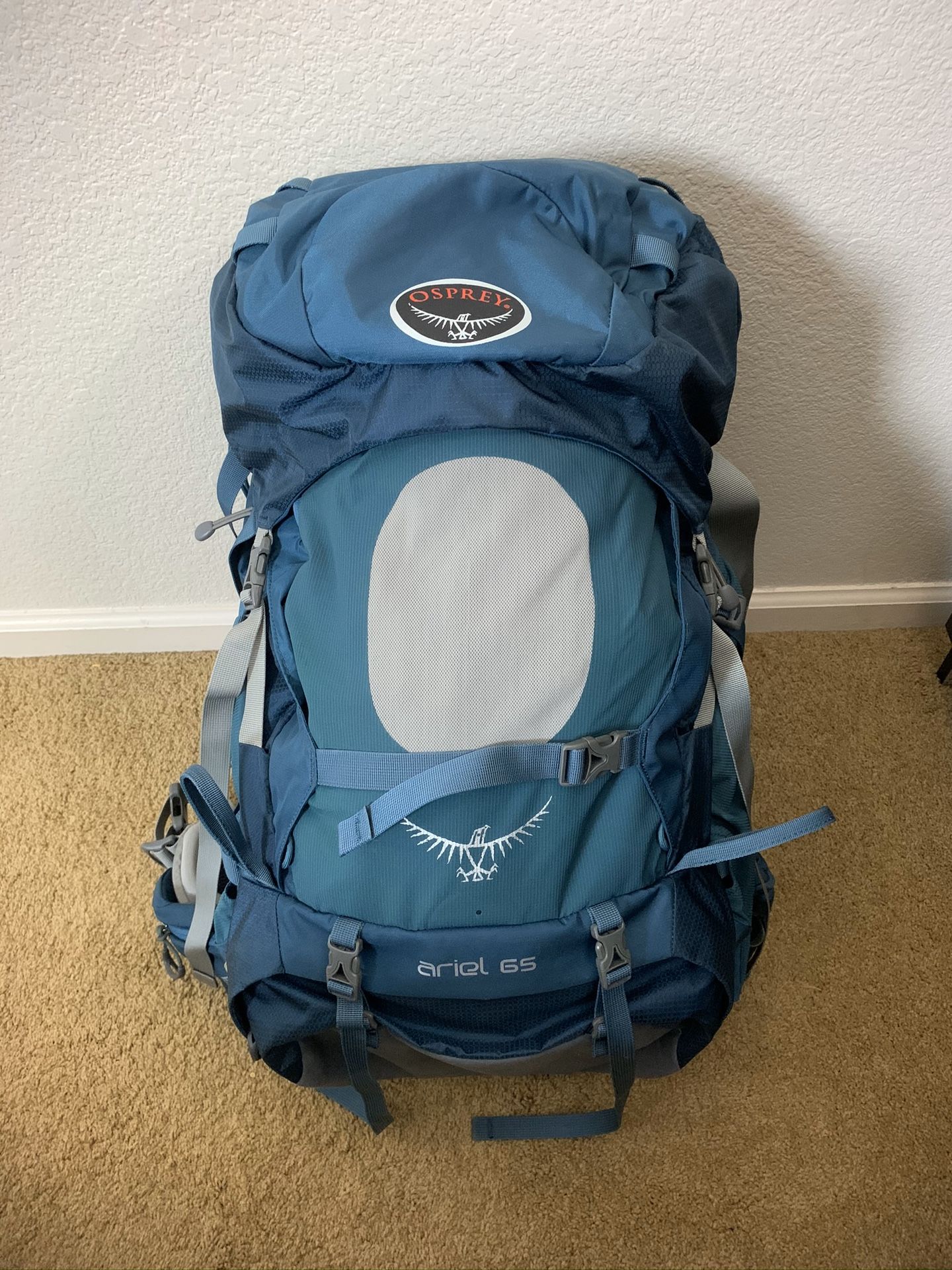 Osprey Ariel 65L Women’s Backpack + Airport Protector Duffle Bag