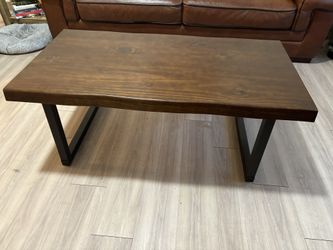 Solid Acacia Wood Coffee Table