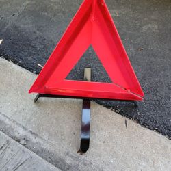 Collapsible Hazard Triangle New Condition 15 Firm