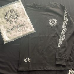 Black Chrome Long Sleeve Shirt