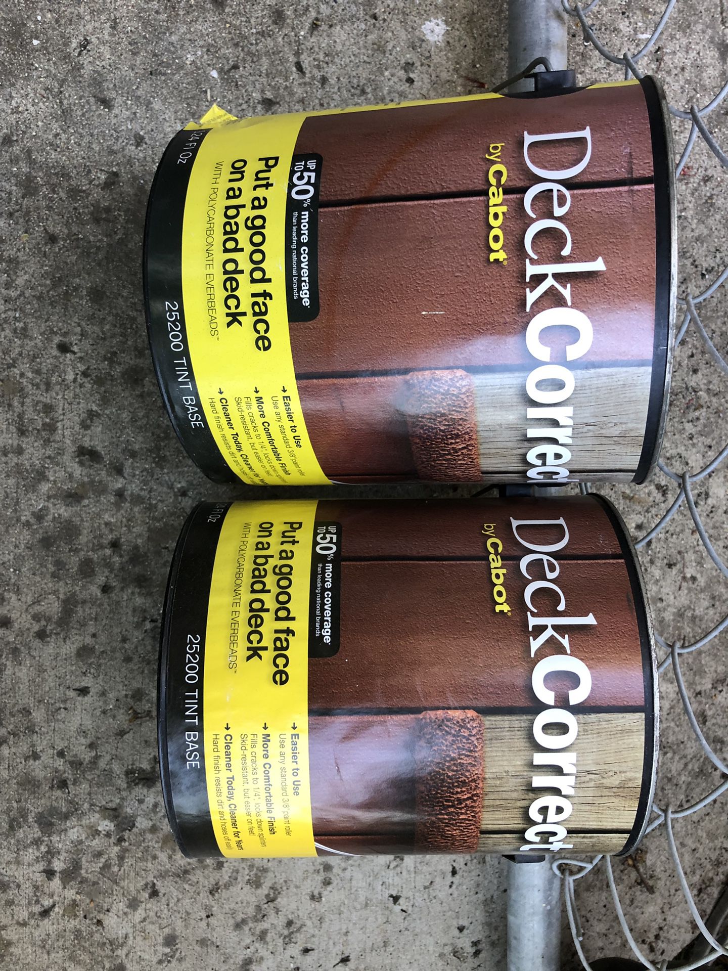 6 gallons of Deck Correct Cedar stain never opened