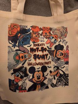 Mickeys tote bag Halloween