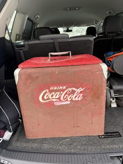 Antique Coca Cola Cooler