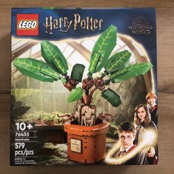 Lego Harry Potter Mandrake 76433 New Sealed Box 