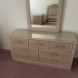 Bedroom Furniture Set With Mirror