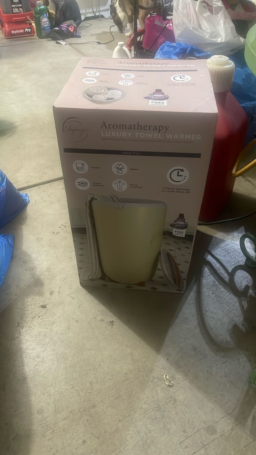 Aromatherapy Luxury Towel, Warmer Electric